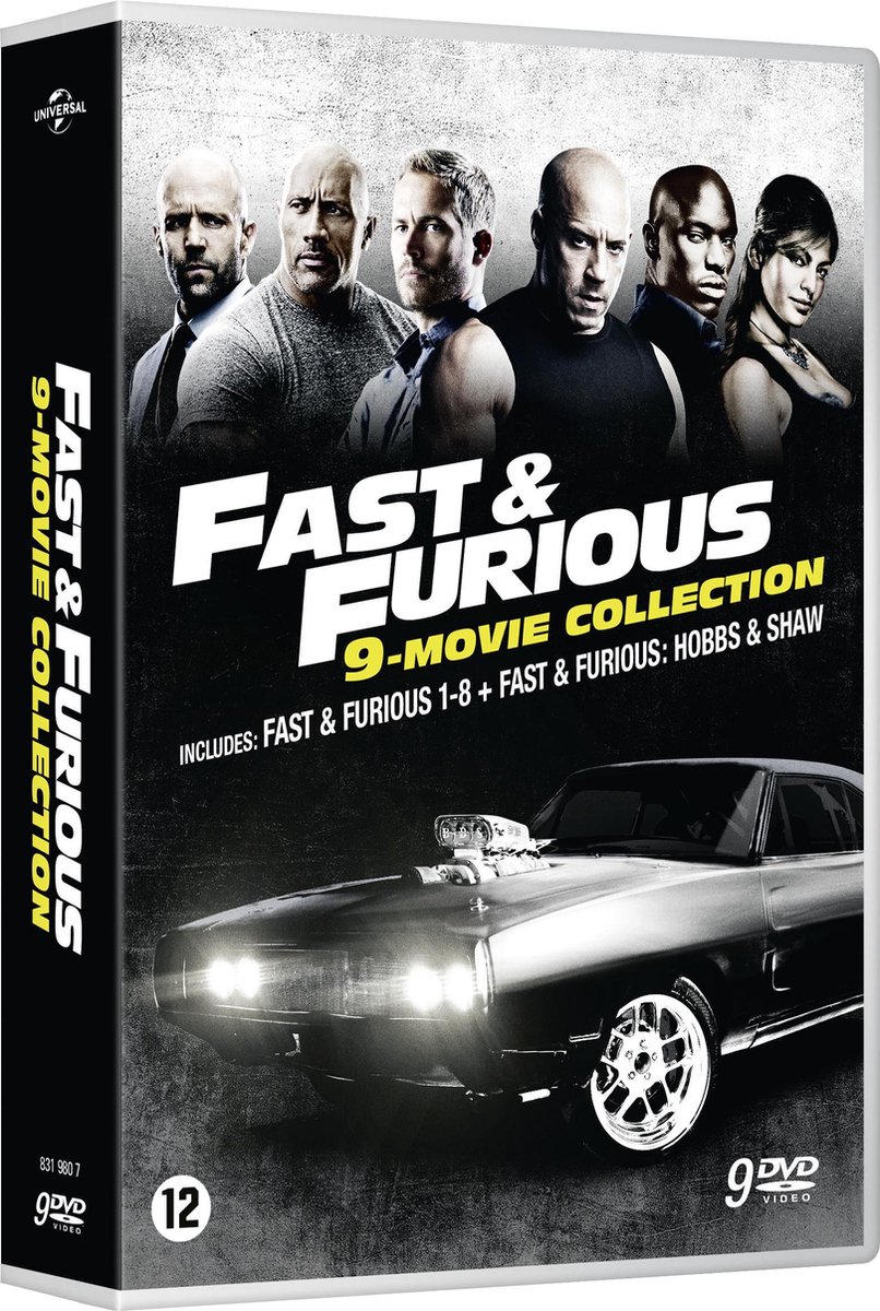 Fast & Furious Boxset 1-8 + Hobbs and Shaw (DVD), Vin Diesel | DVD | bol.com