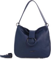 Luxe tas high Quality leather Lorenzo-Italy blauw