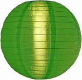 5 x Nylon lampion groen 25 cm - onverlicht - weerbestendig