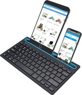 Silvergear Bluetooth iPad Toetsenbord - Tablet Samsung - Houder/Standaard - Draadloos Keyboard - QWERTY