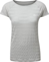 Dare 2b - Kate Ferdinand Defy Quick Drying T-Shirt - Outdoorshirt - Vrouwen - Maat 44 - Grijs