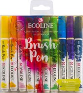 Talens Ecoline Brush Pen - 10 stuks - Illustrator