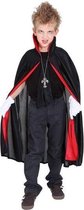 Halloween Dracula cape - voor kinderen - vampier verkleed accessoire 128/140