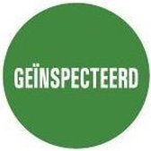 Geïnspecteerd controlesticker, op vel 20 mm - 36 per kaart