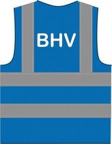BHV hesje RWS koningsblauw - polyester - one size maat - reflecterend