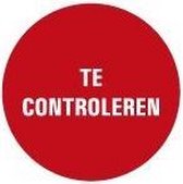 Te controleren sticker, op vel 20 mm - 36 per kaart