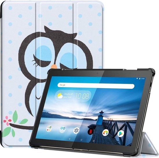 SCIMIN Handvat hoesje voor 10.1 inch Lenovo Tab M10 (TB-X605F/TB-X605L