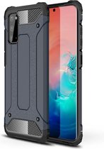 Armor Hybrid Back Cover - Samsung Galaxy S20 Hoesje - Donkerblauw