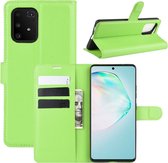 Book Case - Samsung Galaxy S10 Lite Hoesje - Groen