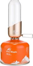 Fire-Maple Orange Camping gaslaantaarn lamp van roestvrij staal, geanodiseerd aluminium, koper en borosilicaatglas