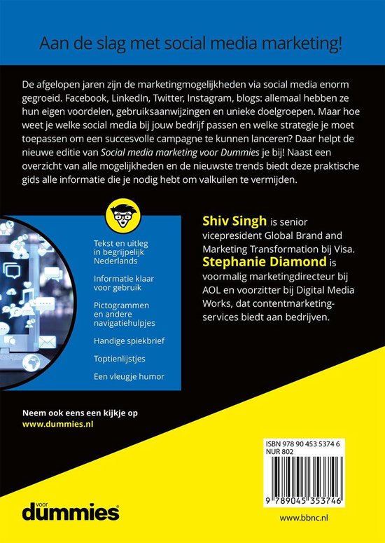 Voor Dummies  -   Social media marketing voor Dummies - Shiv Singh