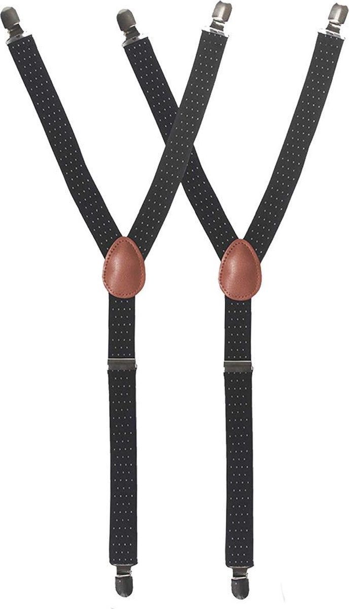 toevoegen Incarijk vocaal Overhemd bretels voor Heren - 1 paar Zwart - One Size Fits All | Shirt  blijft netjes... | bol.com