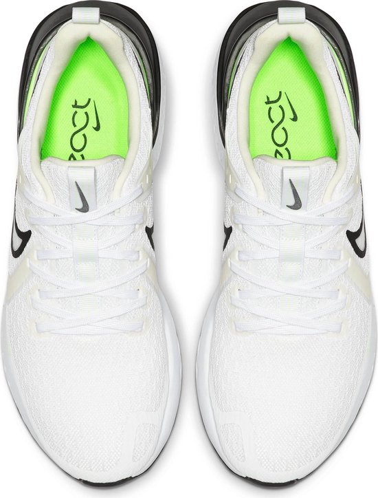 Nike Legend React 2 Heren Sportschoenen - White/Black-Electric  Green-Vapor... | bol.com