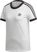 adidas 3 STR TEE Dames Sportshirt - White - Maat 32