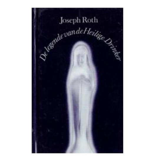 Livre 'La Légende du Saint Buveur' de Joseph Roth, avec une figure blanche fantomatique sur fond sombre.