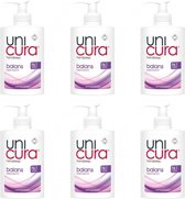 Unicura Balans anti-bacterieel handzeep 6X250ml - Voordeelverpakking