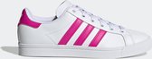 adidas COAST STAR J Kids Sneakers - Ftwr White/Shock Pink/Ftwr White - Maat 36