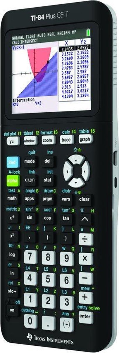 Texas Instruments TI 84-Plus CE-T - Grafische rekenmachine | bol.com