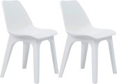 2 x Tuinstoel (Incl LW Fleece deken) / Tuin stoelen / Buiten stoelen / Balkon stoelen / Relax stoelen