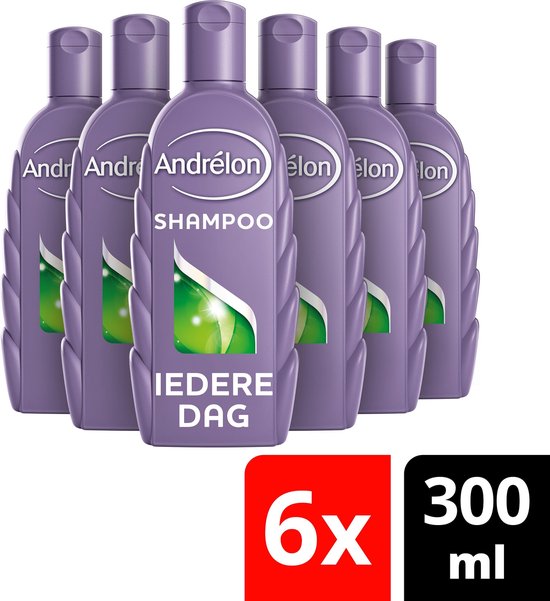 Andrélon Classic Iedere Dag Shampoo - 6 x 300 ml - Voordeelverpakking