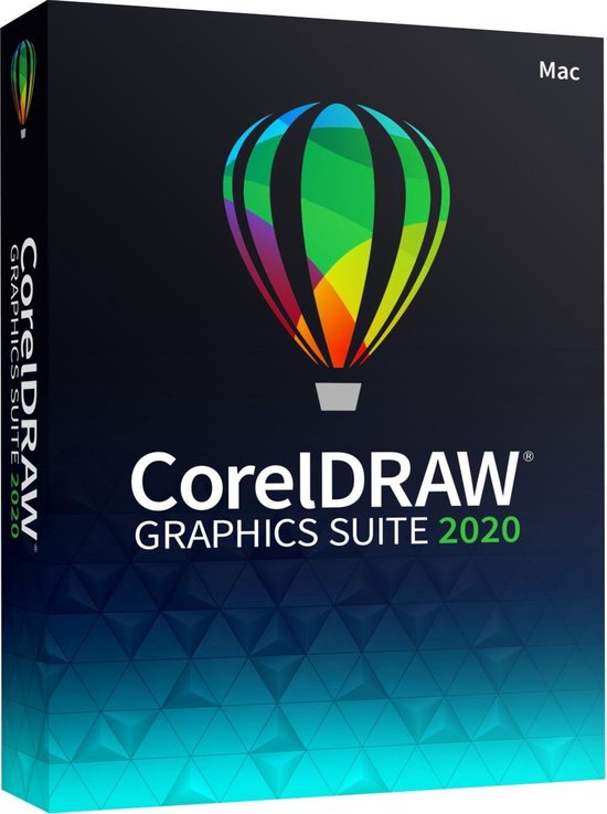 CorelDRAW Graphics Suite 2020 - Nederlands/ Engels/ Frans/ Duits - Mac Download