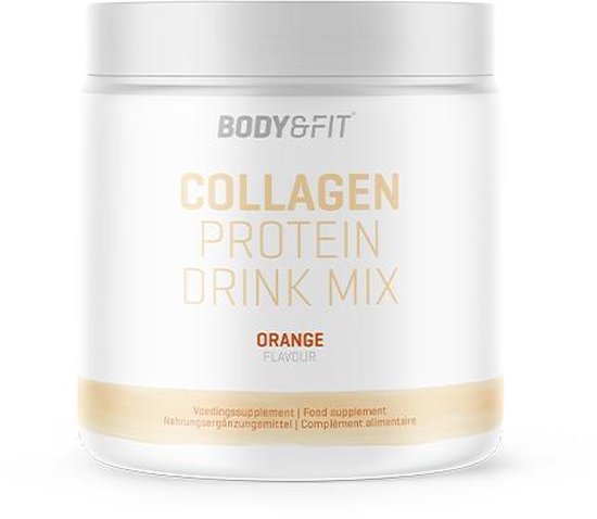 Body & Fit Collagen Protein Drink Mix - Eiwit Supplement - 300 Gram (20  Doseringen) -... | bol.com