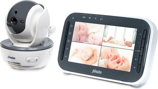 Alecto DVM-200 Babyfoon met Camera Wit/Antraciet