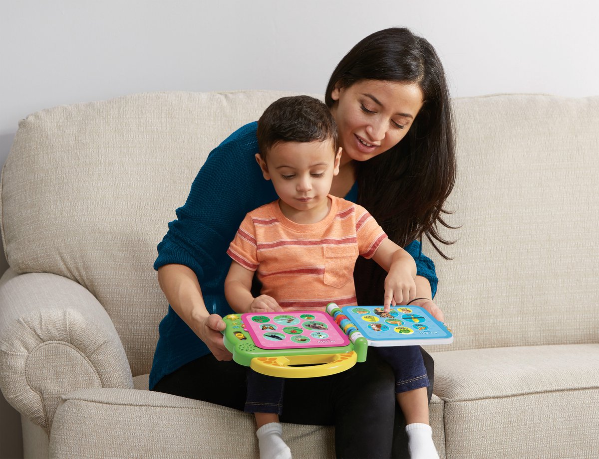VTech Baby Mijn Eerste 100 Woordjes Boek Dieren - Educatief Babyspeelgoed - Woordjes Leren - Lezen en Geluiden - Cadeau - Baby Speelgoed 1.5 tot 4 Jaar — afbeelding 3