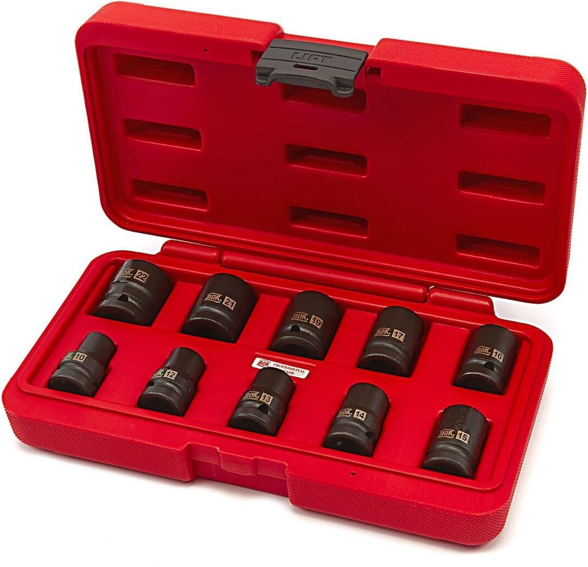 AOK 10 delige Professionele 1/2″ Krachtdoppenset
