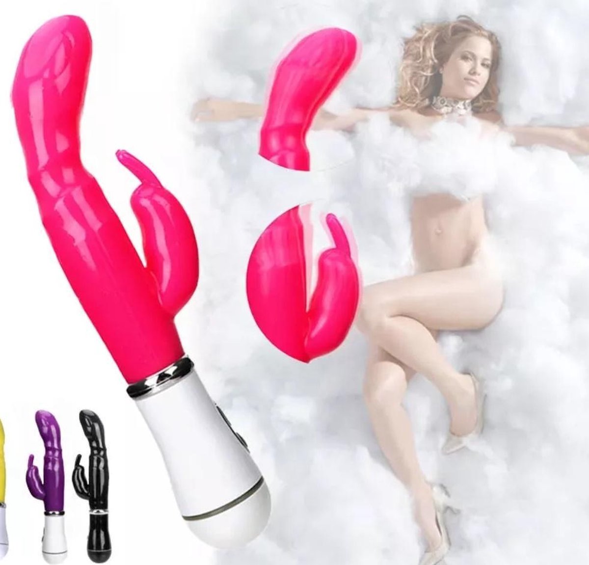 G spot clitores vibrator 3 in 1 - 12 speed