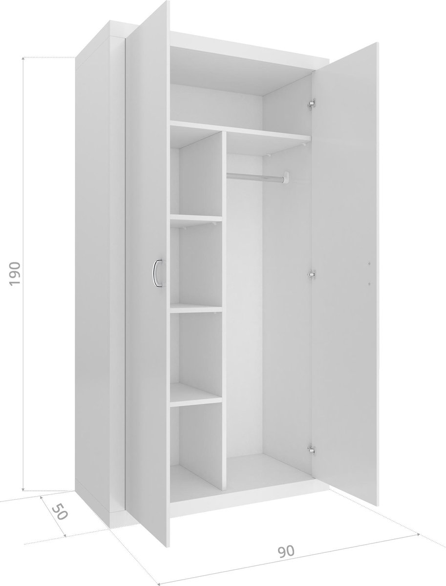 en.casa] Kinderkast Boiro opbergmeubel met 9 opbergboxen 60x62x30 cm