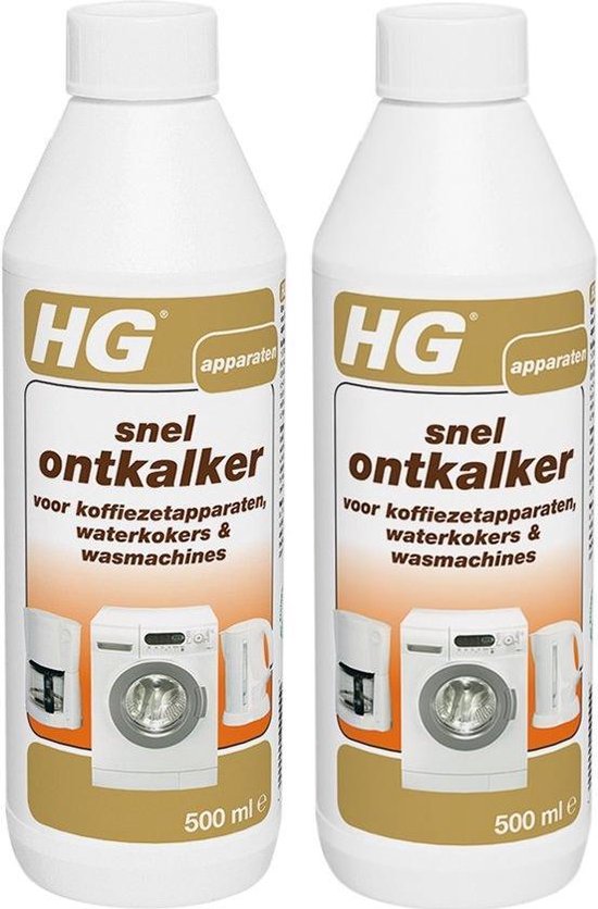 HG snel ontkalker koffiemachines - Waterkokers - Wasmashine Effectieve en  snelle... | bol.com
