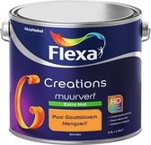 Flexa Creations Muurverf - Extra Mat - Mengkleuren Collectie - Puur Goudsbloem - 2,5 liter