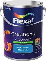 Flexa Creations Muurverf - Extra Mat - Mengkleuren Collectie - 85% Golven  - 5 liter