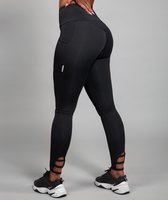 Marrald Ladder Pocket Sports Leggings Noir XS - Leggings Poches Femmes Yoga Fitness