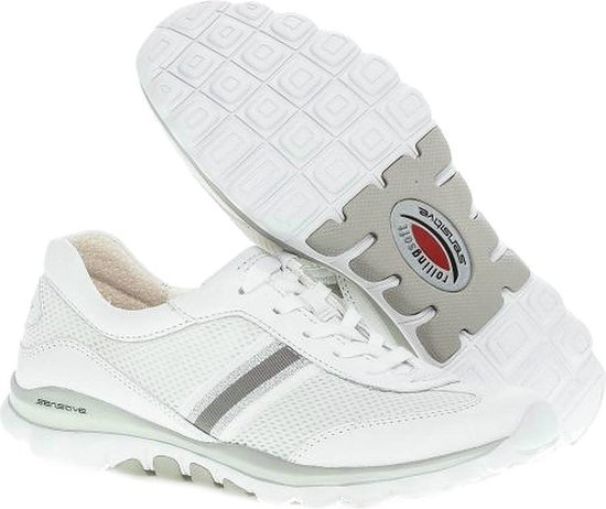 Gabor rollingsoft sensitive 66.966.51 - dames wandelsneaker - wit - maat 37  (EU) 4 (UK) | bol.com