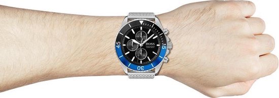 Hugo Boss Ocean Edition 1513742 Horloge - RVS - Zilverkleurig - Ø 46 mm |  bol.com
