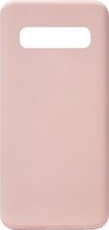 ADEL Premium Siliconen Back Cover Softcase Hoesje Geschikt voor Samsung Galaxy S10 - Roze