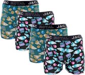 J&C Underwear heren boxershorts | Promopakket Beach | MAAT XL | 4-pack