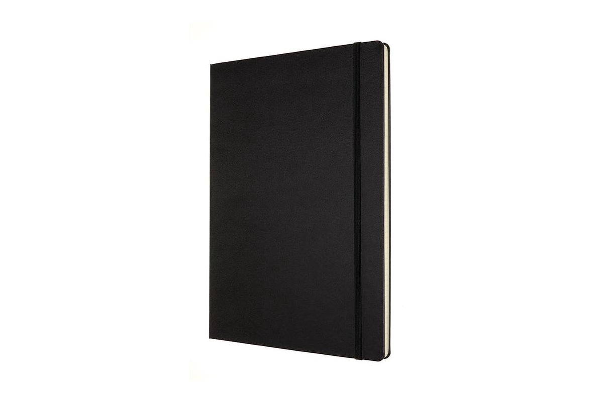 MoleskineNotitieboekA4GeruitZwartHarde Kaft
