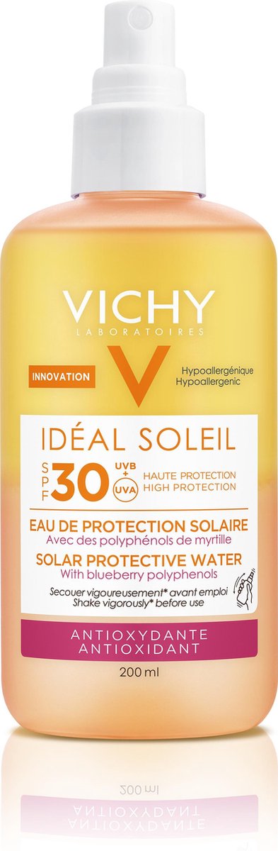 Vichy Idéal Soleil Zonbeschermend Water SPF30 -200 ml - Antioxidant