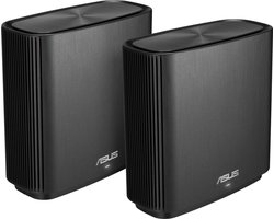 ASUS ZenWifi CT8 – Draadloze Router – AiMesh – Mesh Wifi – AC – Zwart – 2-pack