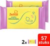 Zwitsal Sensitive Billendoekjes - 2 x 57 billendoekjes - Voordeelverpakking