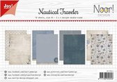 Joy!Crafts • Papierset A4 12 vel nautical traveler