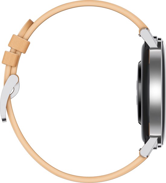 Huawei Watch GT 2 - Smartwatch dames - Lederen band - 42 mm - Khaki |  bol.com