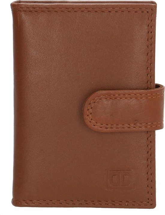 Dossier Double-D Cc rifd Taille null Porte-cartes de crédit unisexe Cognac