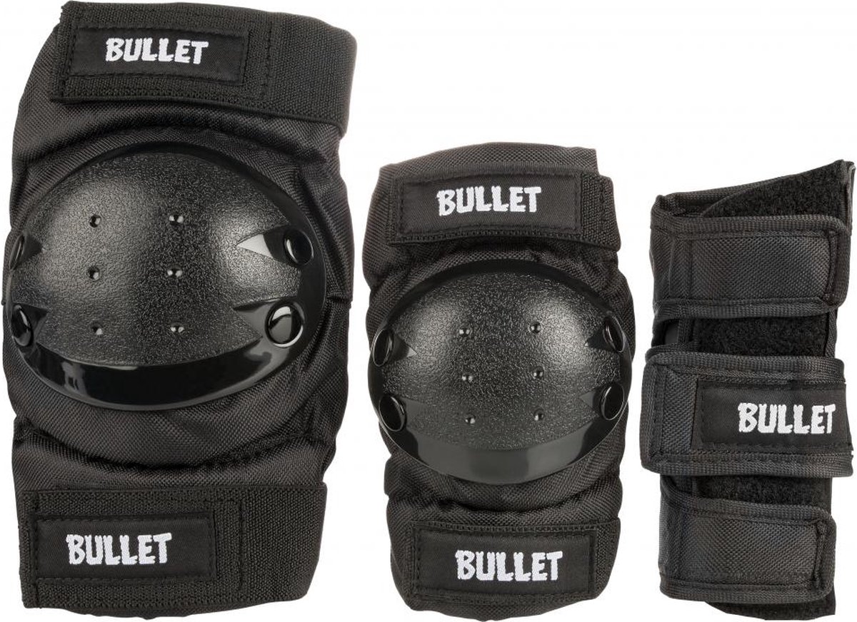 Bullet beschermset Junior zwart - Maat Large
