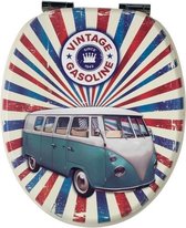 Toiletzitting vintage Van