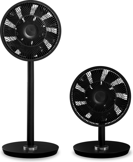 Whisper Flex Smart Ventilator Zwart - Fluisterstil - WiFi en App - 26 standen - Energiezuinig