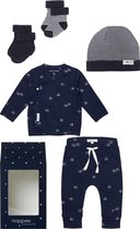 Noppies Cadeauset (5delig) Broek JOEL Shirt JONES, Mutsje en sokken - Maat 62